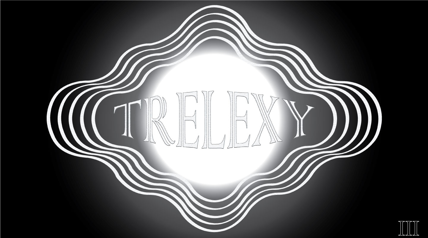 Trelexy White and Black Logo